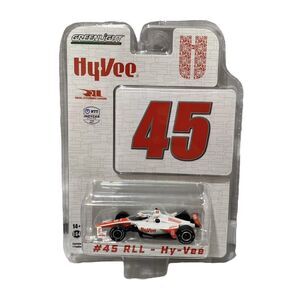 Greenlight Hy-Vee IndyCar Series #45 RLL Jack Harvey Die-cast 1/64 Scale White